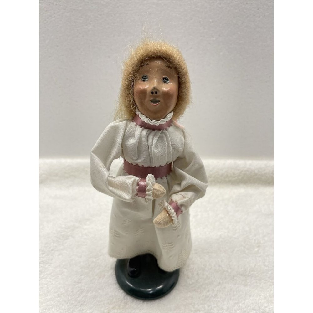Vtg Byers Choice Carolers 1993 9.5" Marie First Edition - Missing Nutcracker